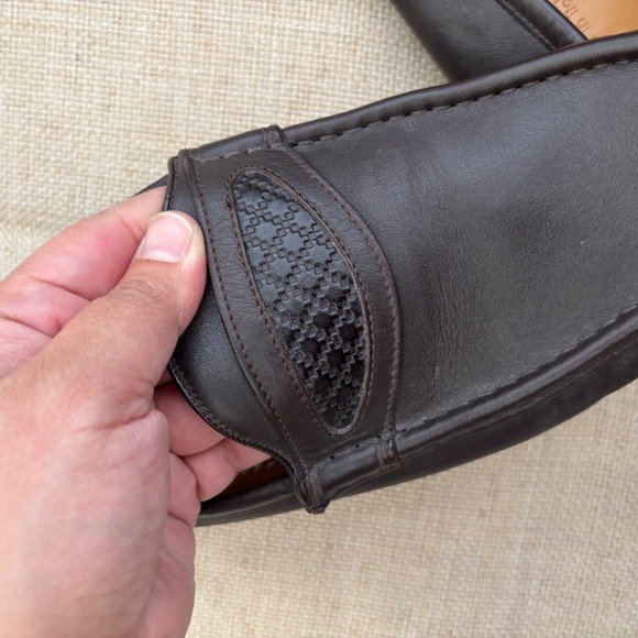 GUCCI Men's Brown Leather Loafers - Picture 10 of 10